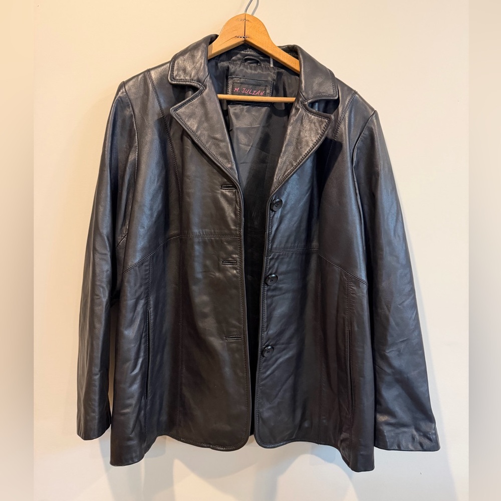 Vintage genuine leather jacket